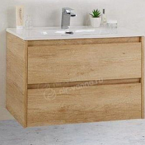 Тумба с раковиной BelBagno Stile Moderno Kraft 39/60 Rovere Nebrasca Nature
